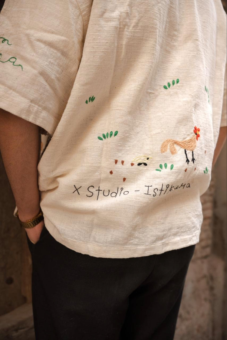 The Morning Call Embroidered Shirt