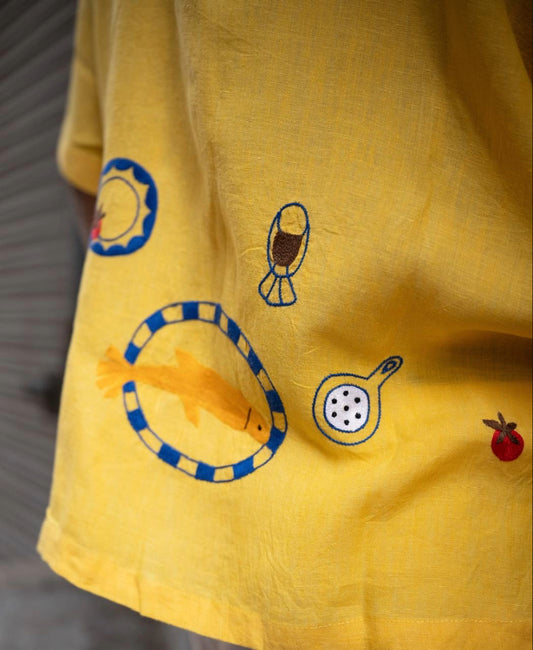 Brunch Embroidered Shirt