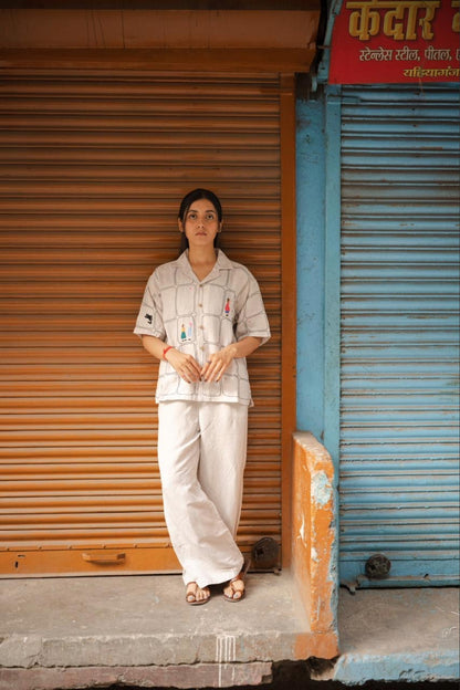 Window Tales II Embroidered Shirt