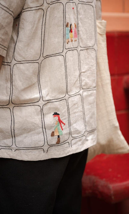 Window Tales Embroidered Shirt