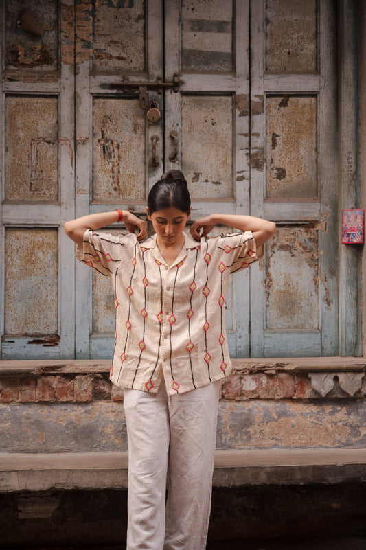 Bead Work Shirt