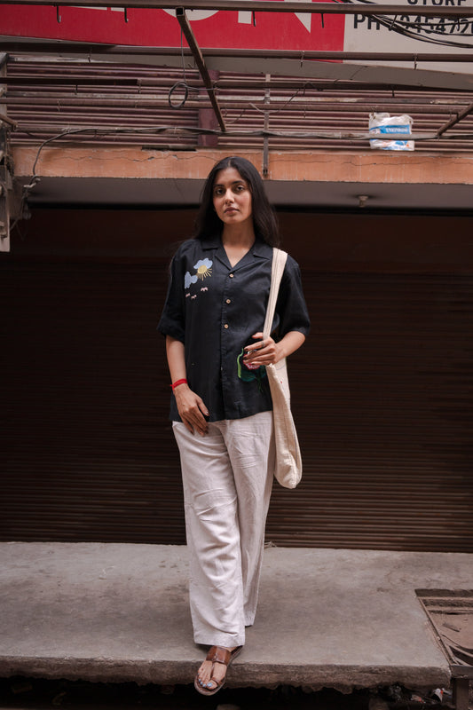 Applique Embroidered Shirt