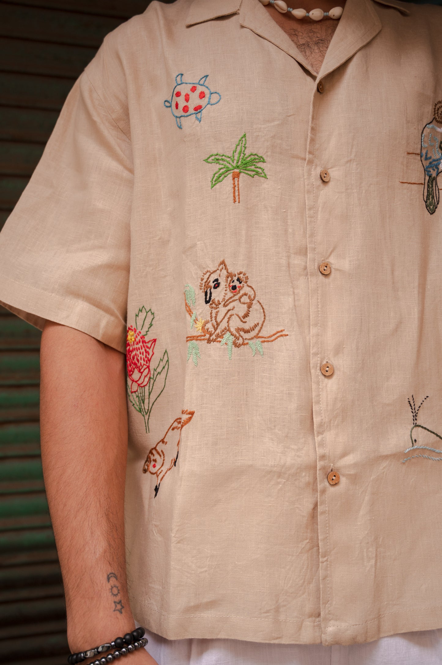Kingfisher Embroidered Shirt