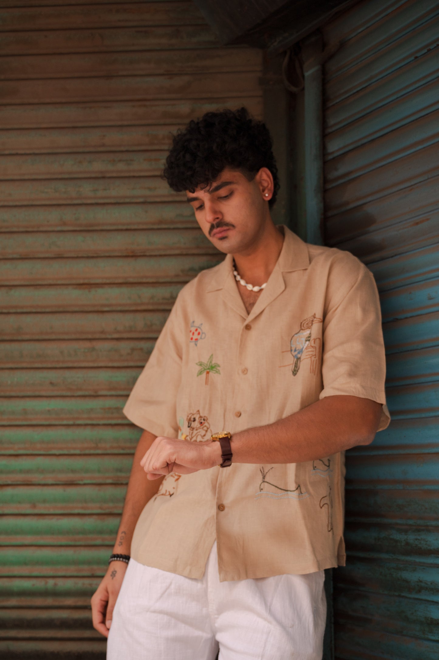 Kingfisher Embroidered Shirt