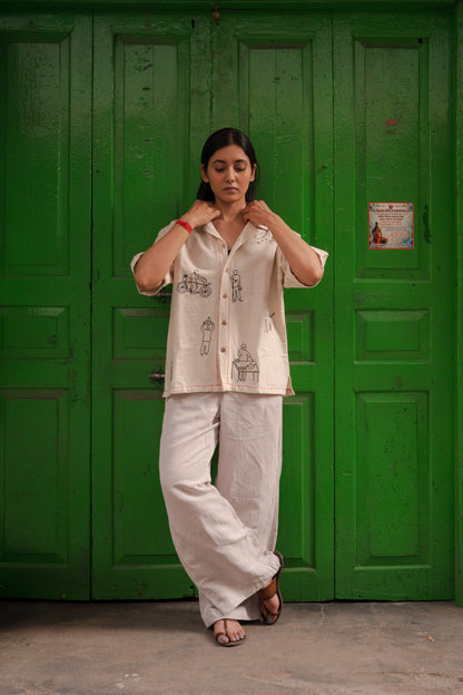 Tapestry Embroidered Shirt