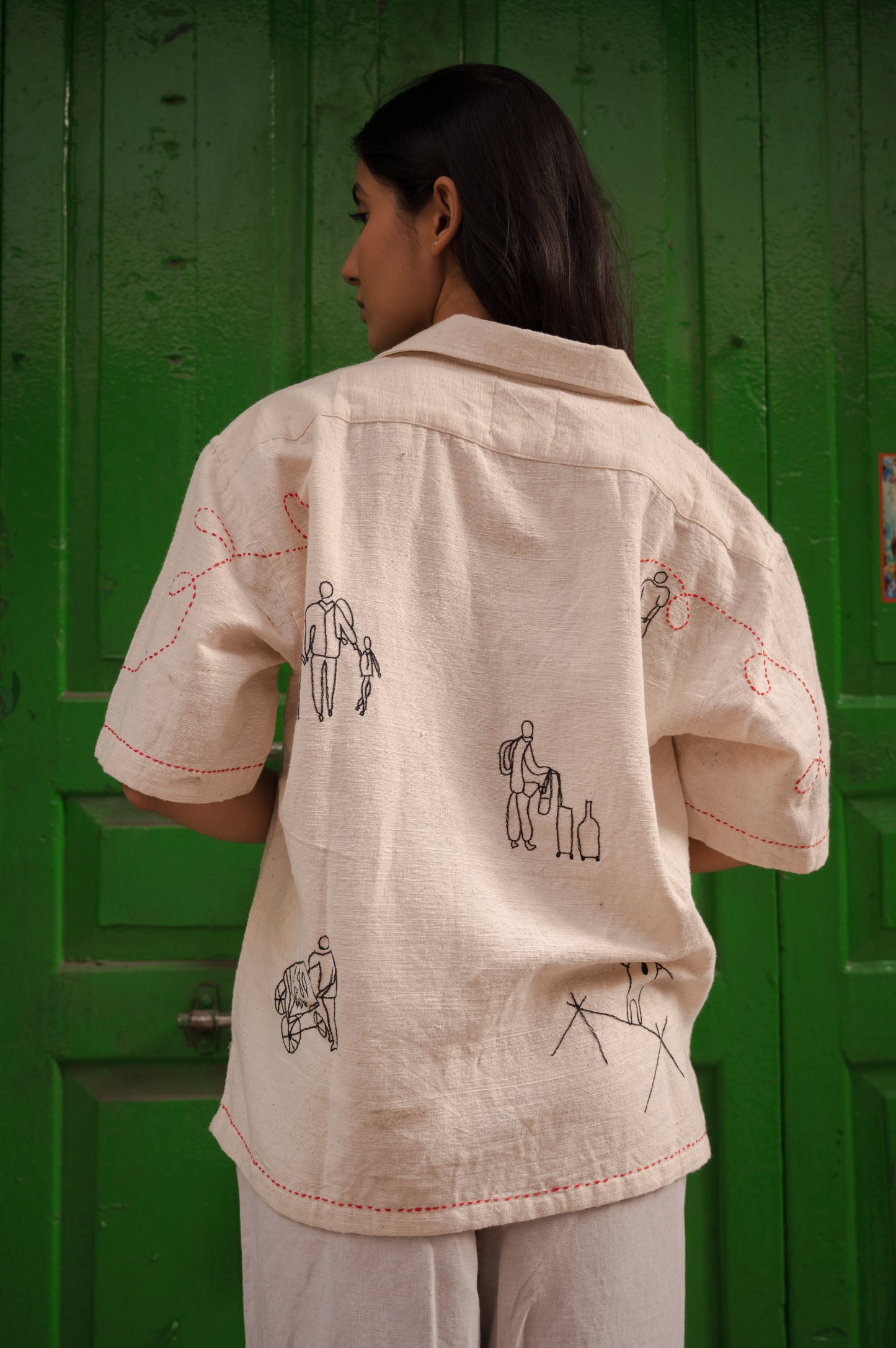 Tapestry Embroidered Shirt