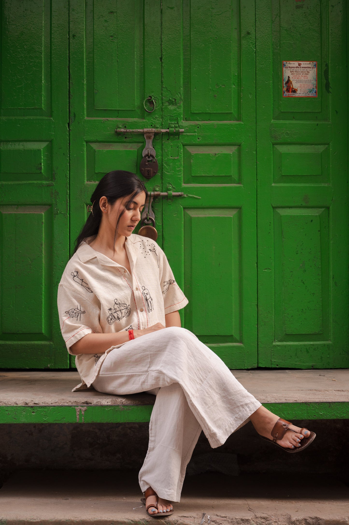 Tapestry Embroidered Shirt