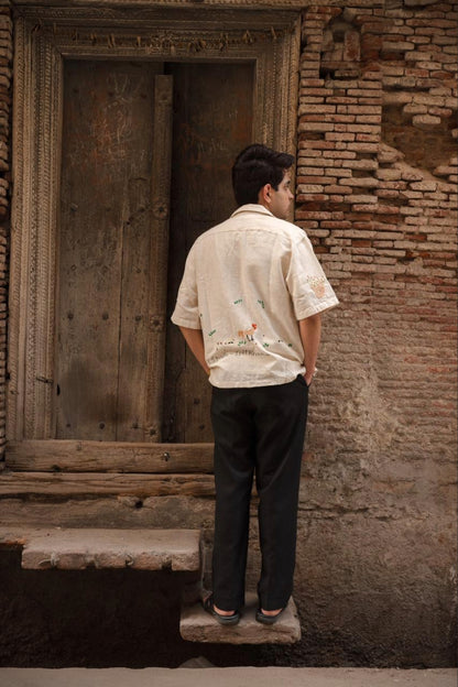 The Morning Call Embroidered Shirt