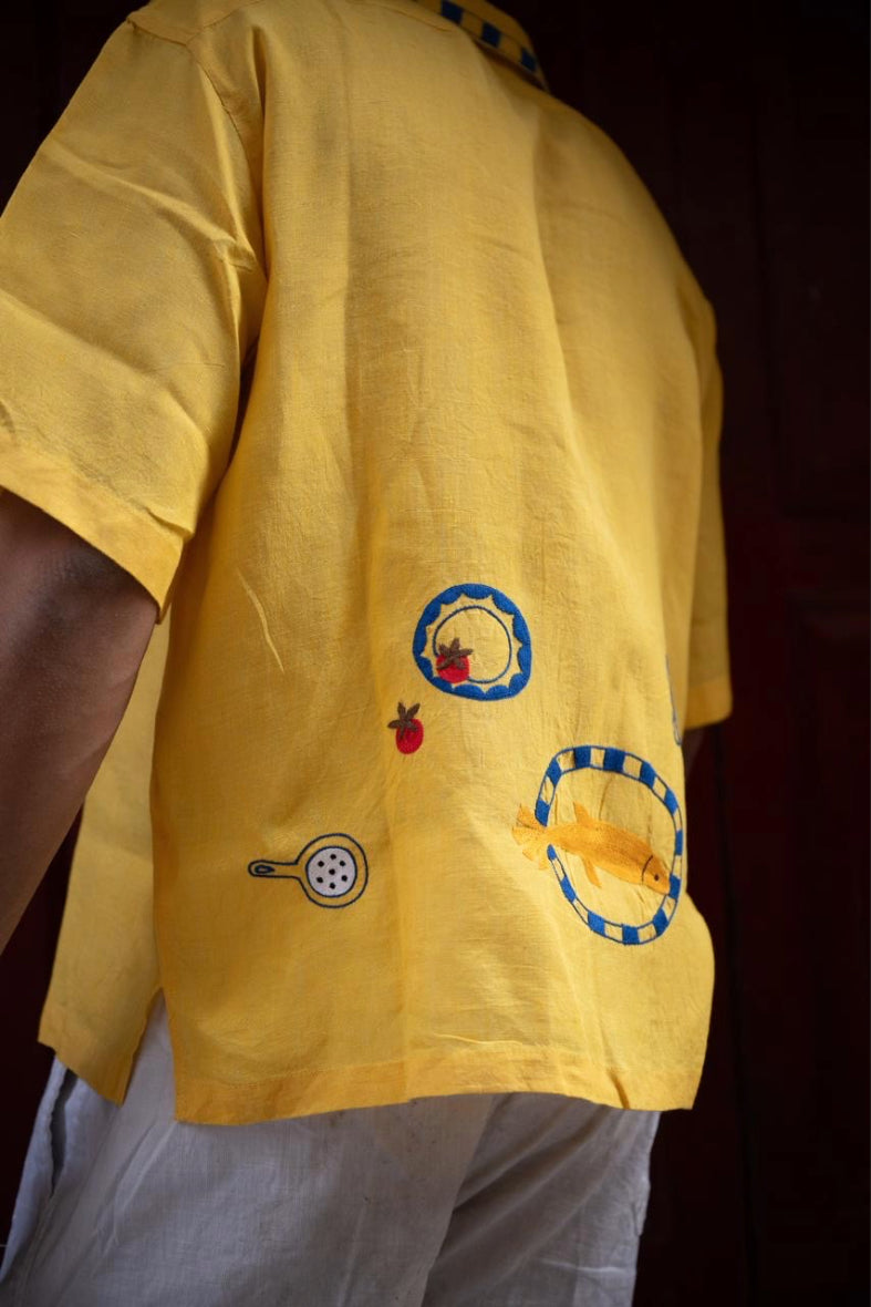 Brunch Embroidered Shirt