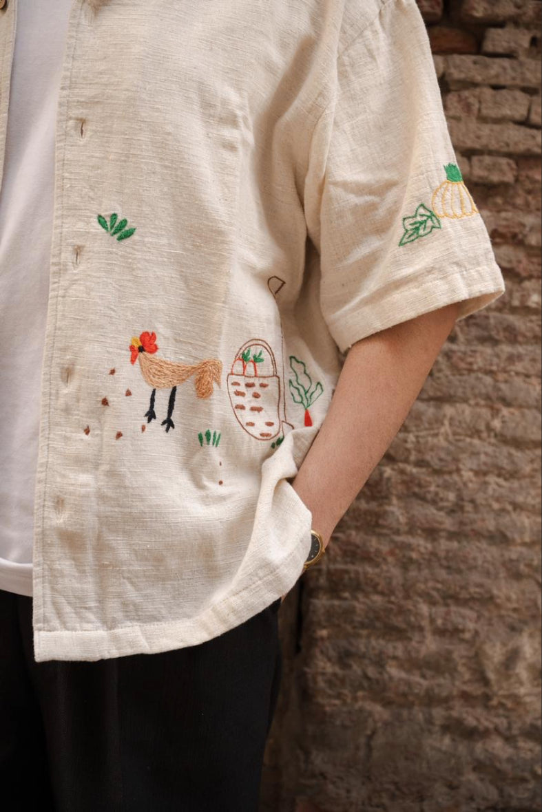 The Morning Call Embroidered Shirt