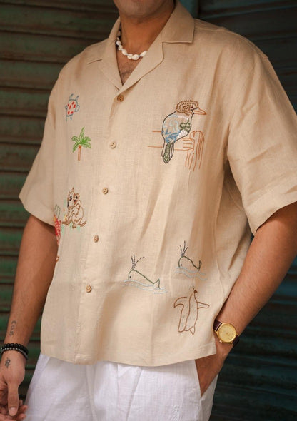 Kingfisher Embroidered Shirt